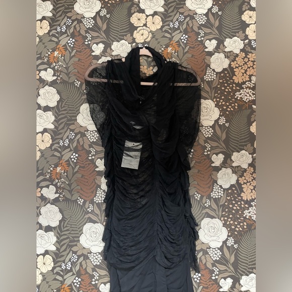 NWT Christopher Esber Tulle Column Dress in Black size 8 - Picture 6 of 8